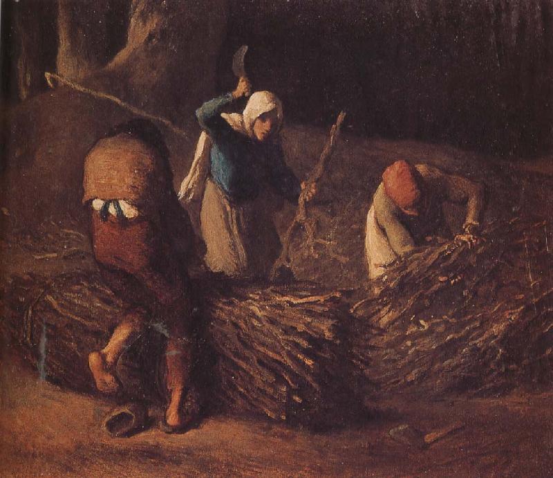 Jean Francois Millet Pack the hay oil painting image